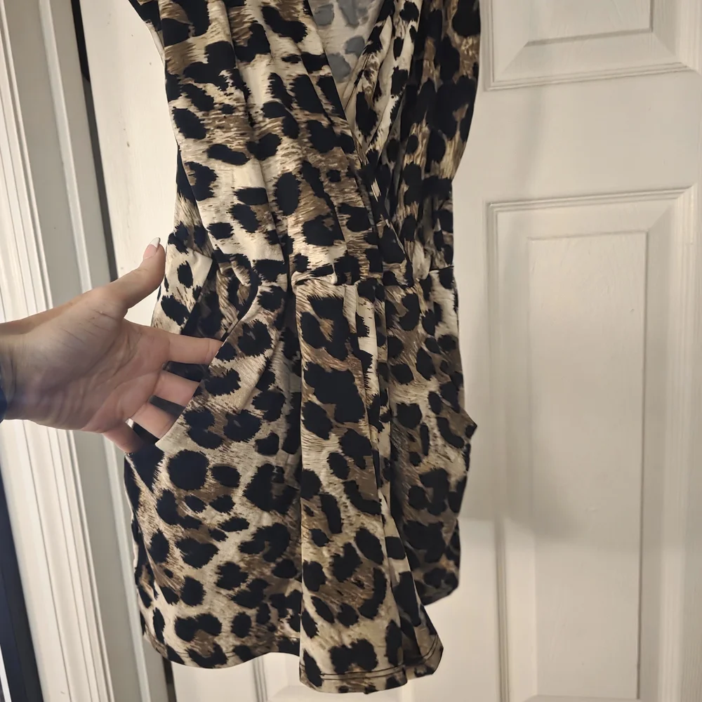 Fashion Nova Animal Print Romper - Picture 2 of 5